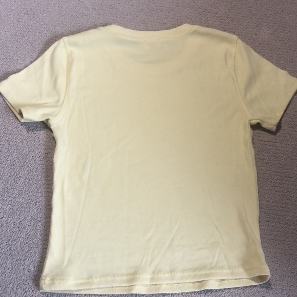 Ribbed yellow Wilfred shirt - Picture 2 of 3